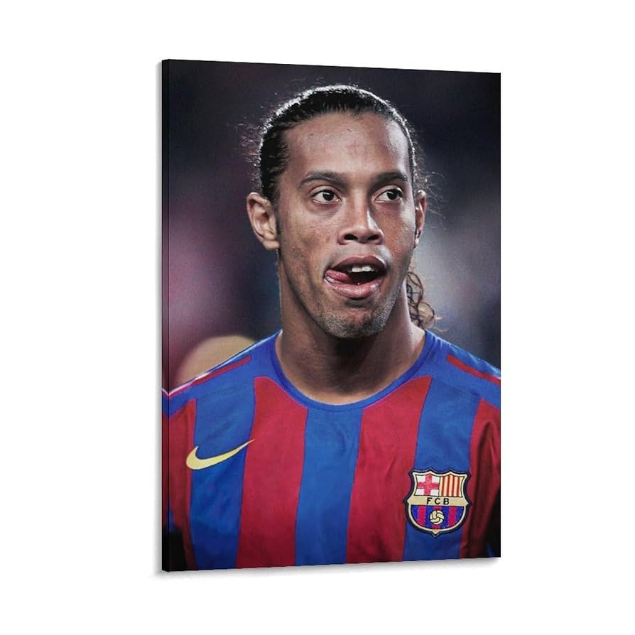 Amazon.co.jp: ロナウジーニョ サッカー選手 アートポスター